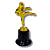 Troféu de Karatê Chute 16,5cm Base Redonda AX  Y252 - PACK COM 6 - Imagem 2