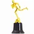 Troféu de Corrida Atletismo 17,5cm Base Redonda AX  Y251 - PACK COM 6 - Imagem 5