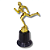 Troféu de Corrida Atletismo 17,5cm Base Redonda AX  Y251 - PACK COM 6 - Imagem 2