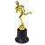 Troféu de Corrida Atletismo 17,5cm Base Redonda AX  Y251 - PACK COM 6 - Imagem 3