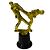 Troféu de Taekwondo  18,5cm BASE REDONDA AX  833 - PACK COM 6 - Imagem 2