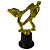 Troféu de Taekwondo  18,5cm BASE REDONDA AX  833 - PACK COM 3 - Imagem 3