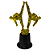 Troféu de Karatê 18,5cm  Dupla Luta Alta BASE REDONDA AX  831 - PACK COM 3 - Imagem 2
