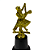 Troféu de Dança Casal 18cm BASE REDONDA AX  826 - PACK COM 6 - Imagem 5