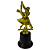 Troféu de Dança Casal 18cm BASE REDONDA AX  826 - PACK COM 3 - Imagem 3