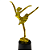 Troféu de Balé Bailarina  20,5cm BASE REDONDA  AX  825 - PACK COM 6 - Imagem 5