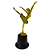 Troféu de Balé Bailarina  20,5cm BASE REDONDA  AX  825 - PACK COM 6 - Imagem 3
