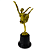 Troféu de Balé Bailarina  20,5cm BASE REDONDA  AX  825 - PACK COM 3 - Imagem 2