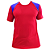 Jogo de Camisa AX Esportes Vermelho com Royal - 7+1 Numeradas - Imagem 1