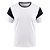 Jogo de Camisa AX Esportes Branco com Preto  - 7+1 Numeradas - Imagem 1