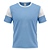 Jogo de Camisa AX Esportes Celeste com Branco - 10+1 Numeradas - Imagem 1