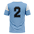 Jogo de Camisa AX Esportes Celeste com Branco - 10+1 Numeradas - Imagem 2