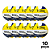 Bola Vôlei Oficial AX Star PU 18 Gomos - PACK COM 10 - Imagem 1