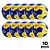 Bola Handebol H3L Adulto AX Esportes Matrizada AZ/AM - PACK COM 10 - Imagem 1