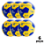 Bola Handebol H3L Adulto AX Esportes Matrizada AZ/AM - PACK COM 6 - Imagem 1
