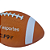 Bola Futebol Americano Marrom Adulto Oficial Tam 9 AX 708 - CAIXA COM 24 - Imagem 7