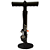 Bomba CIMA  c/ Base Apoio 57cm e Calibrador TOP Preta - 076 - Imagem 1