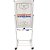 Quadro Tático Piso Vertical Giratório c/ Caneta e 26 Imãs 90x60 - 046 - Imagem 1