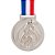Medalha Ciclismo Prata AX 65mm - 982 - Imagem 1