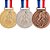 Medalha Ciclismo Ouro AX 65mm - 982 - Imagem 2