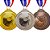 Medalha Tenis de Mesa Bronze AX 65mm - 983 - Imagem 2