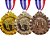 Medalha Volei Bronze AX 65mm - 982 - Imagem 2