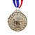 Medalha Gato Prata AX 65mm Pet - 983 - Imagem 1