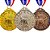 Medalha Gato Prata AX 65mm Pet - 983 - Imagem 2