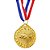 Medalha Peixe Ouro AX 50mm - 981 - Imagem 1