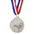 Medalha Peixe Prata AX 50mm - 981 - Imagem 1