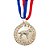 Medalha Cachorro Prata AX 50mm Pet- 981 - Imagem 1