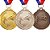 Medalha Artes Marciais Ouro AX 50mm - 981 - Imagem 2