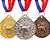 Medalha Gato Prata AX 50mm Pet - 981 - Imagem 2