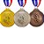 Medalha Beisebol Ouro AX 65mm - 982 - Imagem 2