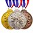 Medalha Taekwondo Ouro AX 65mm - 982 - Imagem 2