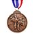 Medalha Taekwondo Bronze AX 65mm - 982 - Imagem 1