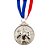 Medalha Boxe Prata AX 50mm - 980 - Imagem 1