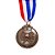 Medalha Tenis Campo Bronze AX 50mm - 980 - Imagem 1