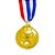Medalha Tenis Campo Ouro AX 50mm - 980 - Imagem 1