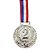 Medalha Tocha Numero 2 Prata AX 50mm - 980 - Imagem 1