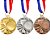 Medalha Taça Troféu Ouro AX 50mm - 980 - Imagem 2
