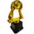 Troféu Goleiro Mão na Bola 18,5cm - 997 - Imagem 2