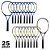 Raquete Tênis Campo 27" Alumínio PRO AX Esportes 110 - PACK COM 25 - Imagem 1