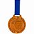 Medalha AX Esportes Bronzeada 35mm (Contém 10 unidades) - Imagem 1