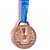 Pack c/ 10 Medalhas AX Esportes 35mm Honra ao Mérito Bronzeada-FA466-431 - Imagem 2