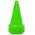10 Cones 23cm Rígidos p/ Treinamento AX Esportes Verde Limão - Imagem 2