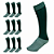 Meião de Futebol AX Esportes Cor Verde - PACK C/ 12 PARES - Imagem 1