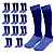 Kit Meião de Futebol AX Esportes Cor Azul Royal - PACK C/ 12 PARES - Imagem 1