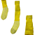 Meião de Futebol AX Esportes Cor Amarelo - PACK C/ 12 PARES - Imagem 4
