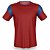 Jogo de Camisa para Futebol AX Esportes Onda Pop Vermelho com Azul - 14+1 Numeradas - Imagem 1